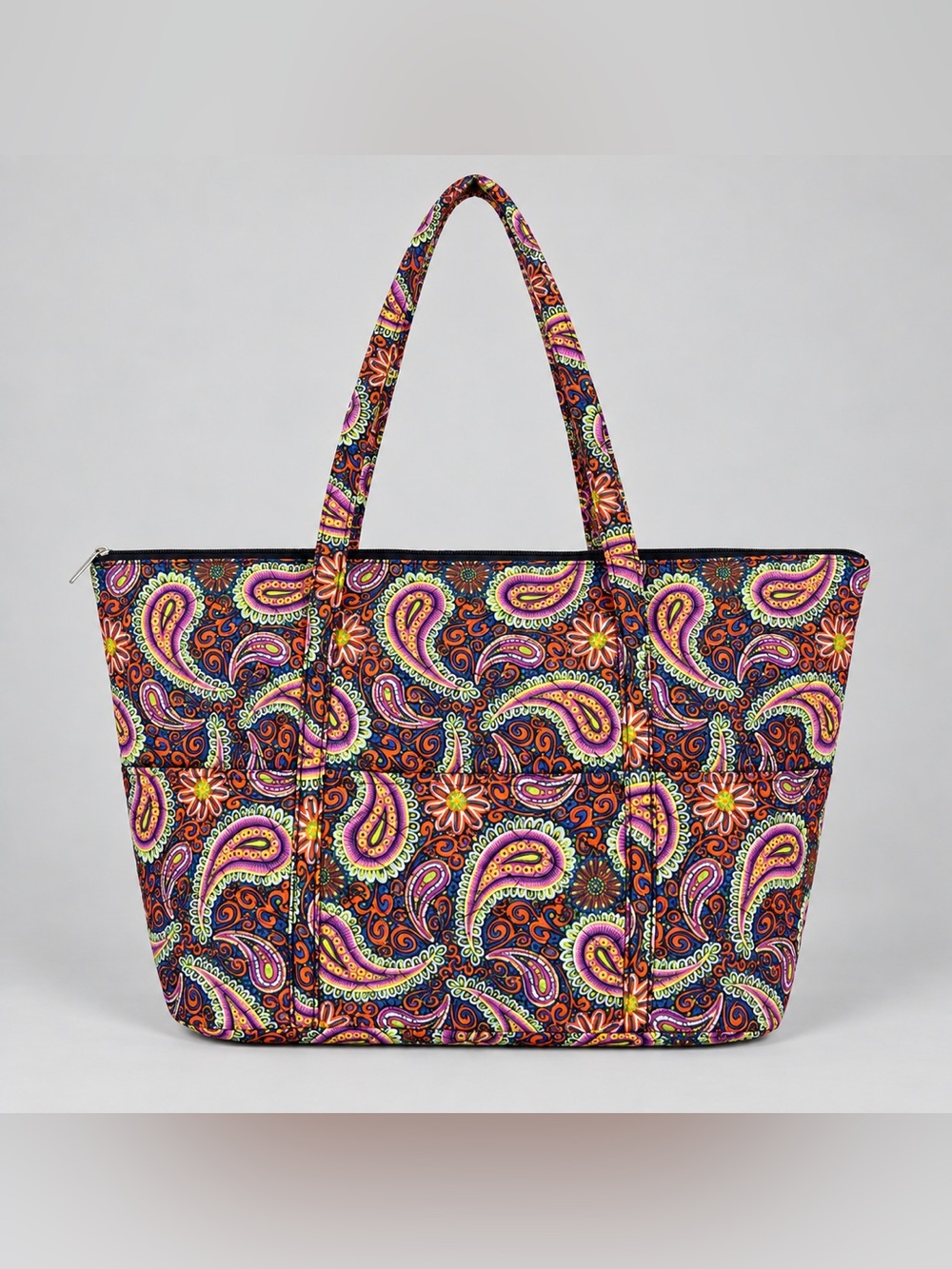 Tote Shoulder Bag Purse Quilted Bohemian XL